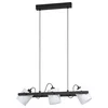 EGLO Viseća lampa HORNWOOD 1 3xE27 780 mm crna/bela 43426