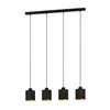 EGLO Zaragoza Visilica, E27, 4x28W, IP20, Crna