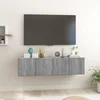 | Set TV komoda | 2 pcs Siva 60 x 30 x 30 cm Konstruirano drvo