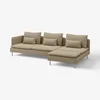 SÖDERHAMN Sofa 4-sed i lenjivac, i bez stranice/Johanneshov smeđebež