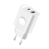 KONFULON Kućni punjač C70Q, Fast Charge, QC3.0 22.5W, PD 20W beli