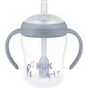 NUK Perfect Match Penguin steklenička s slamico 8m+ 150 ml