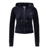 Juicy Couture Tall Jopa na zadrgo MADISON temno modra/srebrna