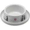 MODERNA Posuda za mačke Trendy Dinner Cats in Love, 350ml, Bela