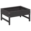 Feeder za ptice Crna 80 x 28 x 13.5 cm Hladno valjani čelik