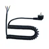 shumee Spiralni priključni kabel - kotni vtič 3x1,00 05VVH8-F črne barve - 5 m