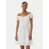 Guess Poletna obleka W5GK0A WE340 Bela Regular Fit