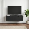 TV ormar za zid Zidne Crna 98 x 41 x 30 cm Konstruirano drvo