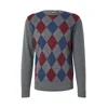 LEVIS ® Pulover modra / temno siva / rdeča