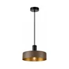 Luster na sajli HAKI 1xE27/60W/230V braon/crna