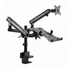 GEMBIRD MA-DA3-02 Podesivi stoni drzač za monitor, 17-32, 2x8kg + nosač za laptop