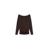 Bershka Majica temno rjava