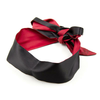 LateToBed BDSM Line Satin Blindfold Black-Red