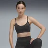 Womens Puma CLOUDSPUN Training Bra, Black, Size L, Clothing