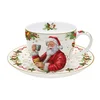 Tea cup with saucer, Magic Christmas, 200 ml, Red - Nuova R2S