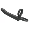 Pretty Love Emoni Penis Ring & Prostate Massager Black