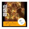 Aigostar - LED niz 20xLED/3xAA 3m topla bela Deda Mraz