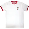 The Stone Roses Side Text (Ringer) White L Majica