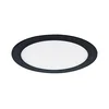 LED ugradno svetlo VEGA LED/12W/230V 2900/3900/5800K prečnik 17,5 cm crna