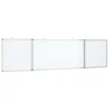 Vidaxl Magnetna tabla zložljiva 160x40x1,7 cm aluminij