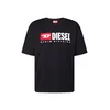 DIESEL Majica T-BOXT-DIV, črna