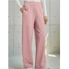 Sinsay - Pantalone sa širokim nogavicama - pastelno roze