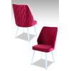 Hanah Home Set stolica Pufi, 48x90x43 cm, 2 komada, Ciklama