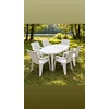 Sanja Ippi Set 6 Stolica Ema Ratan i Sto Orlando 140x100cm, Beli
