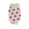 Bodi za bebe Crvena srca 244267, Beli