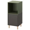 EKET Element s vratima, tamnosiva, 35x35x35 cm
