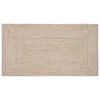 Vidaxl Preproge za površine Naravna in bela 80 x 150 cm Juta