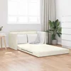 Krevet na razvlačenje Krema 124 x 71 x 78 cm Baršun