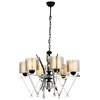 Opviq Luster Av-4301-6K, 95 cm, Crno-sivi