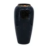 Homestar Vaza TITAN STONE D17xV32 cm, črno siva