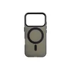 Silikonska futrola Magsafe FLURO COLOR Iphone 17 Pro CRNA