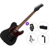 PSD Guitars TLC-100M SET 2 Matte Black Električna kitara