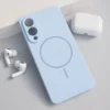 Maska Mag Case PureTone za Samsung S25 Edge svetlo plava