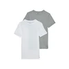 Nike Sportswear Majica siva / bela