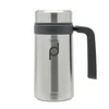 Pioneer DrinkPod termo skodelica z ročajem, 450 ml, srebrna