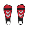 Hummel Ščitnik Shin Guards  karminsko rdeča / črna / bela