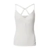 HOLLISTER Top pegasto siva / off-bela