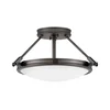 Hinkley HK-COLLIER-SF-S-BX - Plafonski luster COLLIER 3xE14/40W/230V prečnik 41,7 cm