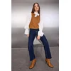 Trendyol Milla ženska bluza Twoaw26Bz00185, braon-braon