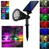 Solarni RGB reflektor za dvorište 7 boja