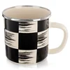 shumee Emajliran vrček CHECKERBOARD 400 ml