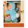 Anne Geddes punčka za dojenčke modro-turkizni zajček