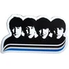 The Beatles A Hard Days Night Faces Embossed Magnet