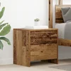 vidaXL Nočna omarica Stari les 45 x 34 x 44.5 cm Konstruiran les