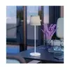 Eglo 75936 - LED stona lampa LEONERO, prigušiva, punjiva, LED/3,8W/5V 2000 mAh, bela/zelena