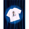 Sinsay - Pamučna oversize majica s printom Disney Princess - belo
